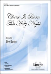 Christ Is Born This Holy Night SATB choral sheet music cover